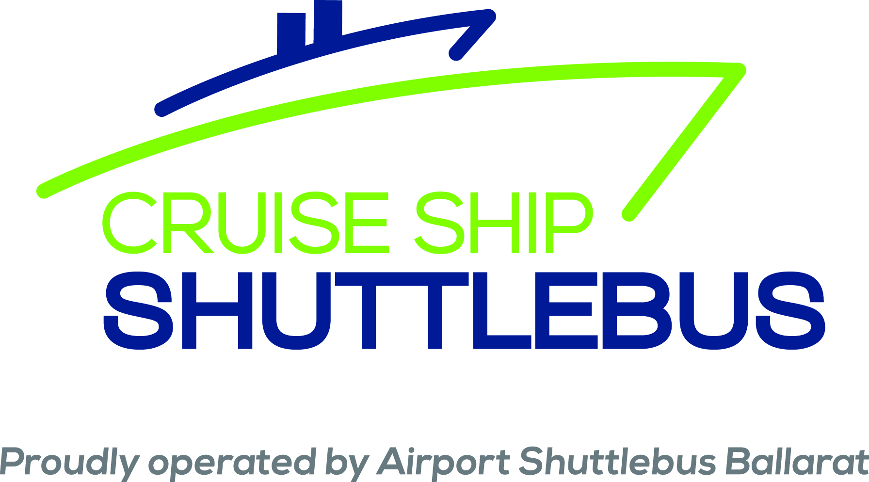 CruiseShipShuttleBus Logo TaglineBallarat
