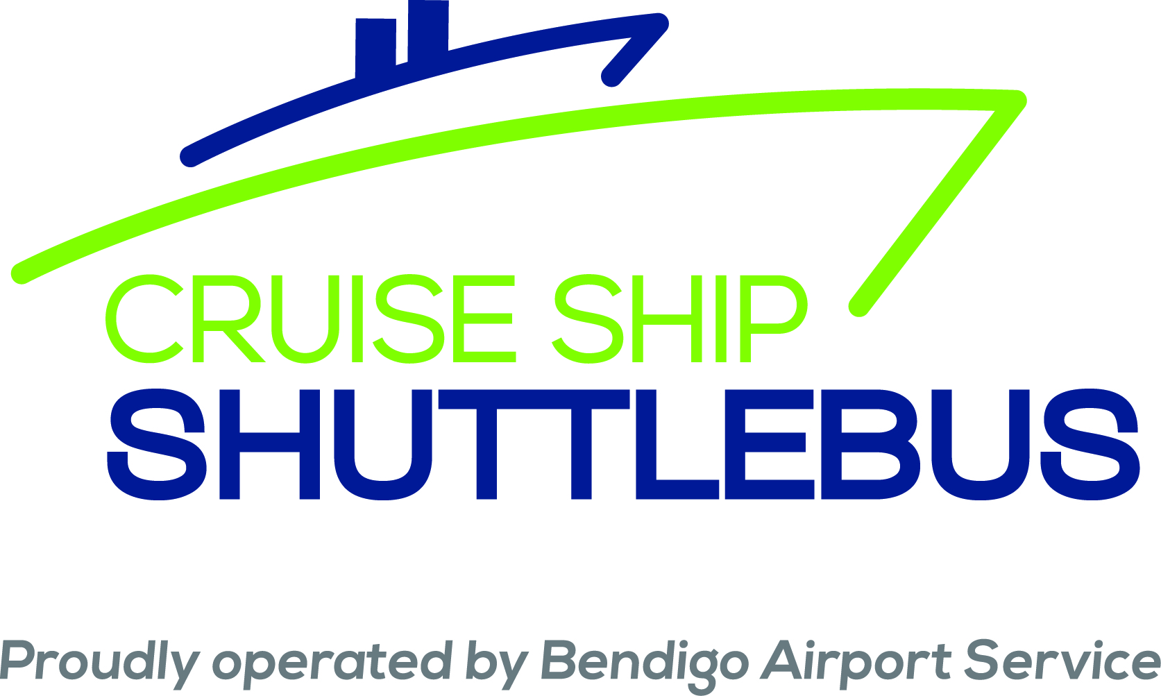 CruiseShipShuttleBus Logo TaglineBendigo